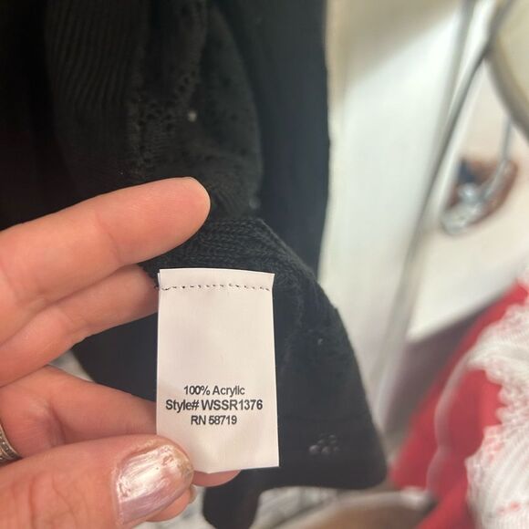 Notation Ladies Size 2x Black Cardigan - Picture 5 of 7